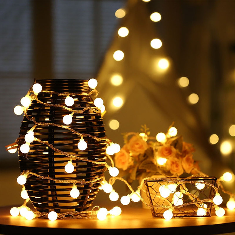 3-10M Solar/USB/Battery String - Outdoor Lighting Effects ulasan dan harga