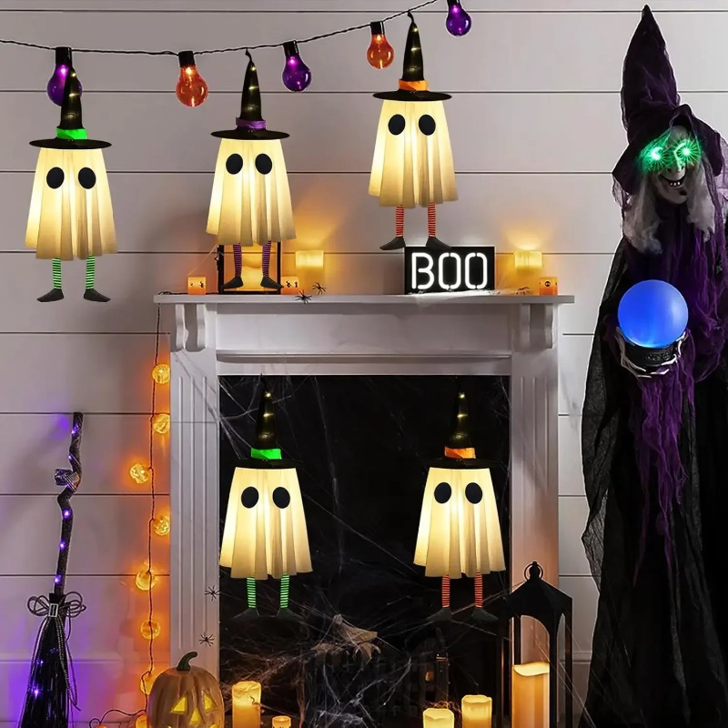 Halloween Hanging Ghost Decora - Outdoor Lighting Effects ulasan dan harga