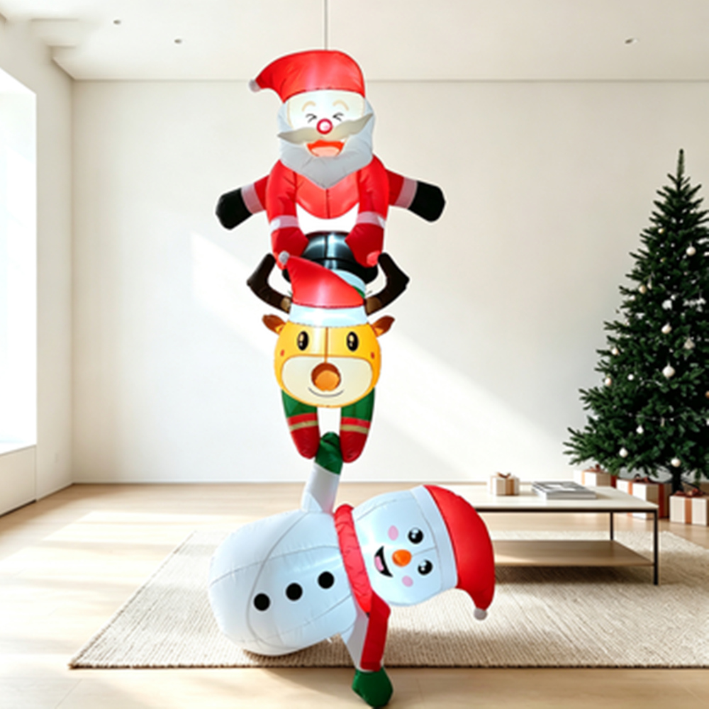 8FT Christmas Inflatable Snowm - Outdoor Lighting Effects ulasan dan harga