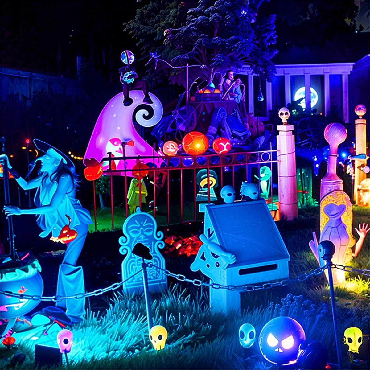 AA19 100W RGBCW LED Flood Ligh - Outdoor Lighting Uk ulasan dan harga