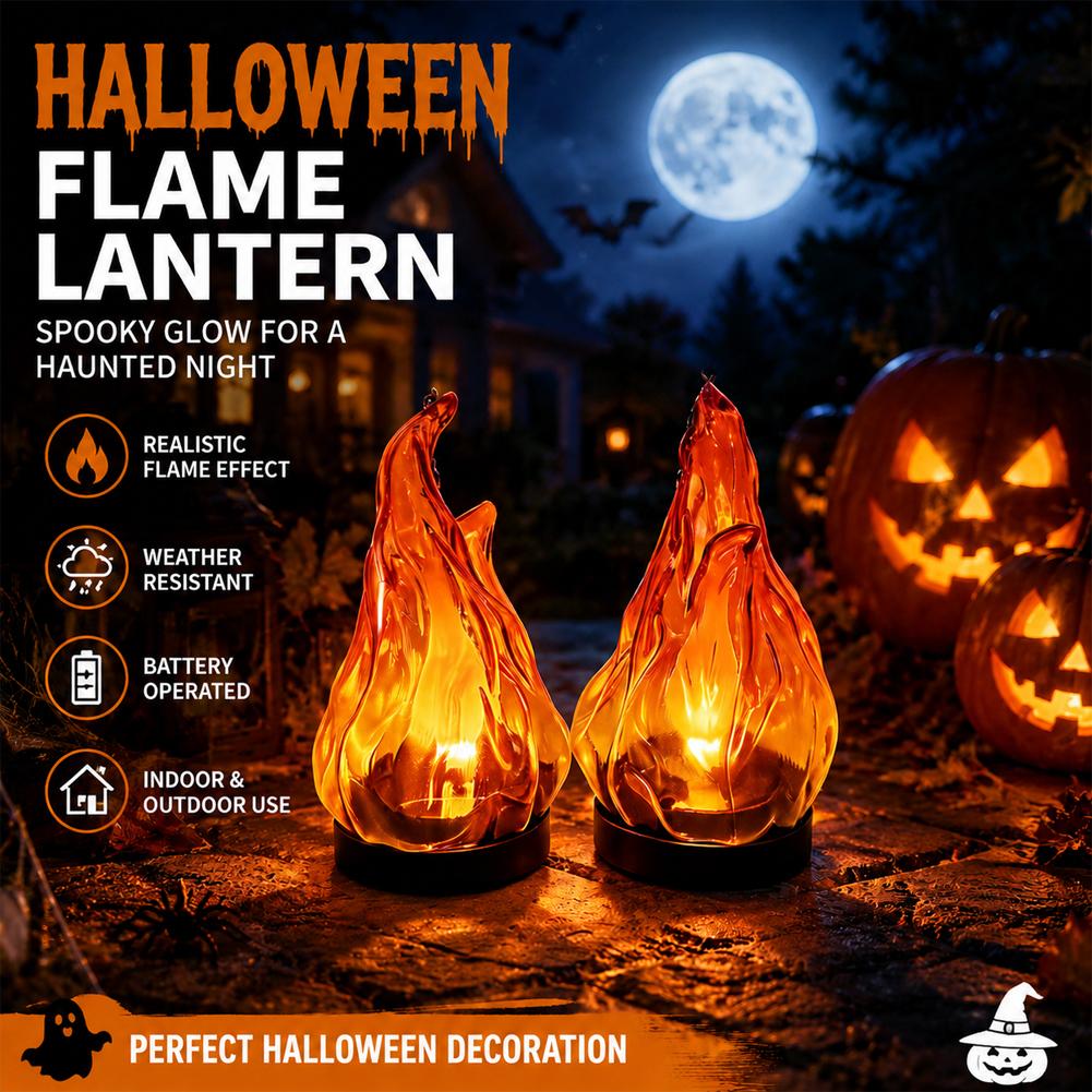 LED Flickering Flame Lantern I - Outdoor Lighting Effects ulasan dan harga