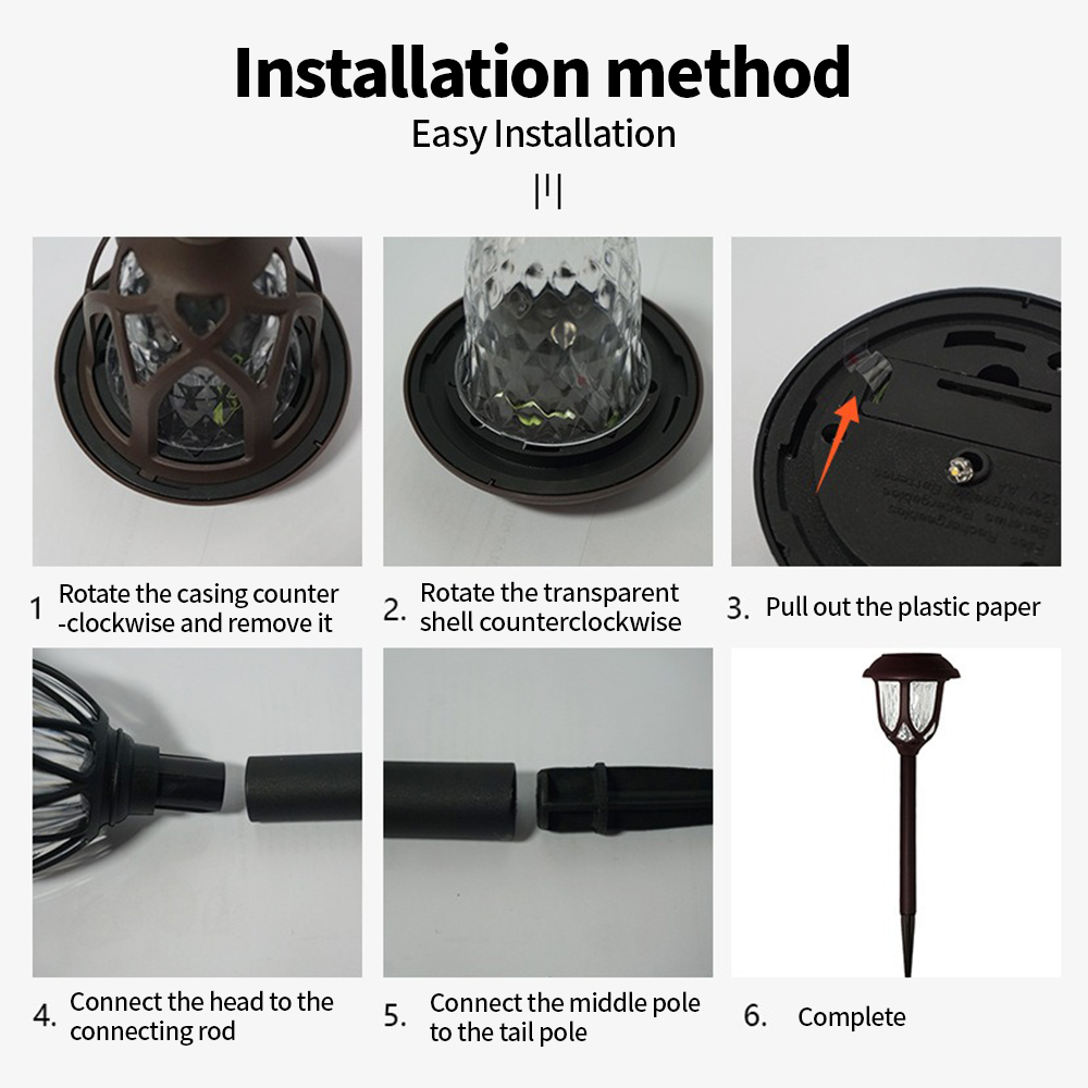 LED Solar Courtyard Lamp Outdo - Outdoor Lighting Effects ulasan dan harga